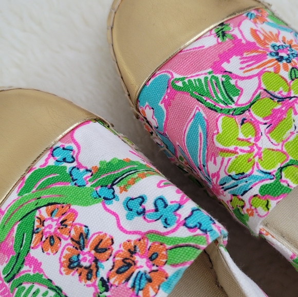 Lilly Pulitzer Target Nosey Posey Espadrille 10.5 - Picture 3 of 16